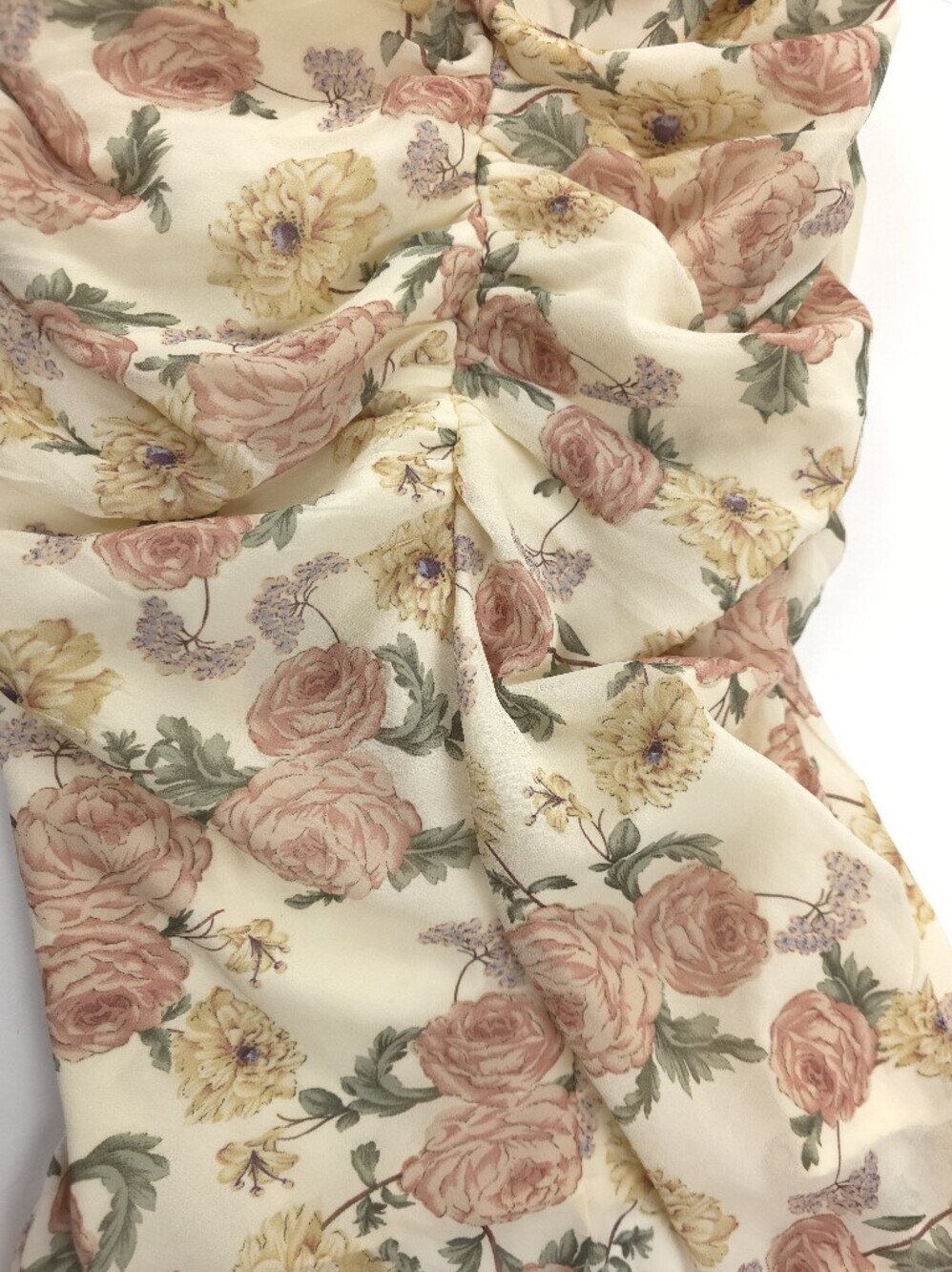 Vici Gorgeous Cream Floral Dress Sz Xs - Picture 12 of 13